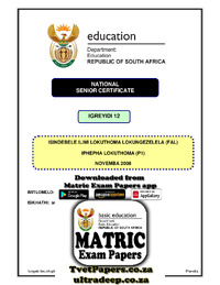 2008pp IsiNdebele FAL P1 Nov 2008.pdf